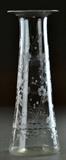 23. STUBEN ETCHED GLASS VASE.