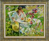 25. VICKTOR EFIMENKO OIL PAINTING ON CANVAS.