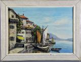 47. ITILIAN SCHOOL OIL PAINTING ON CANVAS.
