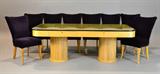 50. LEO BUFFA CUSTOM DINNING SET.