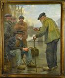 53. PERCY IVES OIL PAINTING ON CANVAS – SIGNED AND DATED.