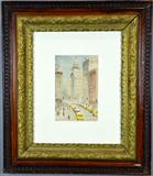 60. GUY CARLETON WIGGINS WATERCOLOR ON PAPER.