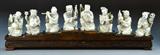 6. Chinese Qing Carved Ivory Eight Immortals