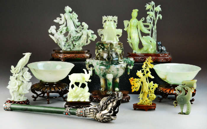 11.	Collection of Over 200 Lots of Good Chinese Jade