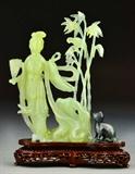 13. Chinese Qing Jade Figural Sculpture