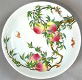 43. Fine & Large Chinese Peaches & bats Porcelain Basin