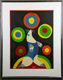 2. Karl Appel Lithograph in Colors