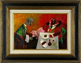 14. William Gropper Oil Painting On Canvas Board