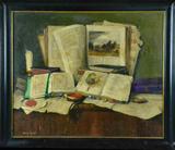 4. Romek Arpad Oil Painting on Masonite Board