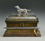 6. Bronze Dog Salesman Sample Casket