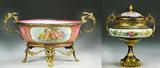 8. A Fine Grouping of Porcelain Including Sevres