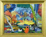 22. Wassily Kandinsky Oil Painting on Canvas