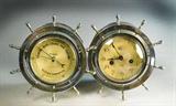 30. Waterbury Ship's Clock & Barometer USS ISABEL