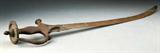 54. An Islamic Damascus Blade & Iron Hilt Sword & Shield