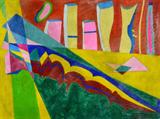 56. Rolph Scarlett Signed Oil Painting On Board