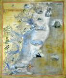 24. Hattie Saussy(1890-1978) American Painted Depth Chart