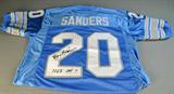 44. Barry Sanders Autographed Jersey