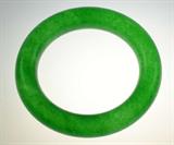 3. Chinese Imperial Green Jade Bangle Late Qing