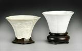 8. (2) Fine Chinese Qing Blanc de Chine Libation Cups