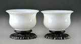 11. Pr. Chinese Qing Peking Glass Bowls