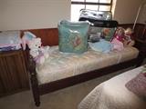 Antique English oak daybed, super cute!  Build - a - Bears