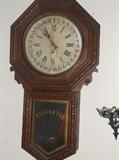 New Haven Clock Company "Schoolhouse" Wall Clock