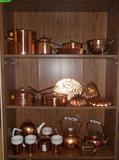 Copper, copper, and more copper kitchenware!