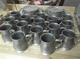 Leonard pewter tableware (service for 16)