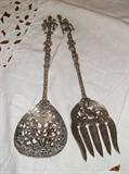 Ornate Italian serving set