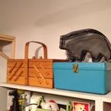 Sewing baskets & supplies