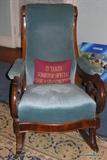Rosewood Antique Rocker