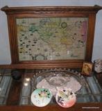 Howard Miller lighted world time clock