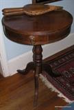 Mahogany Drum Table