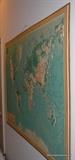 Embossed World map...