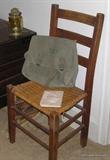 US Army Bag, Cane seat Chair