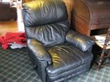 Soft, comfortable reclining chair.