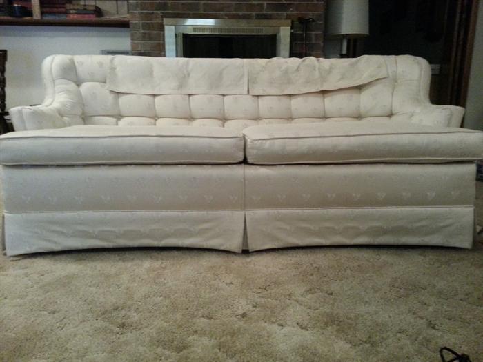beautiful white sofa