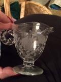 Fostoria Willomere, we have creamer,sugar,goblets and sherbet/champagne