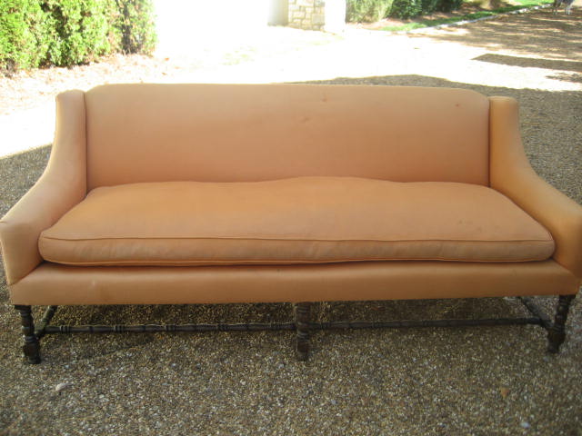 8' sofa w/down cushion