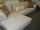 Wonderful grey sectional, 11' X 7'