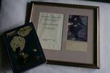 Frances Hodgson Burnett framed autograph