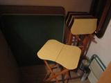 Fabulous vintage laminate folding trays