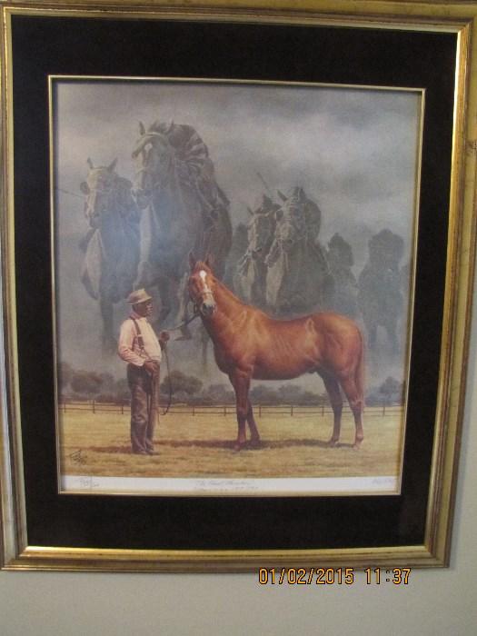 Sold Out Fred Stone Man O War Double Signed and Numbered