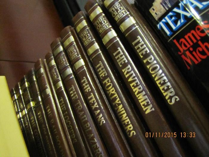 The Old West Leatherbound Books