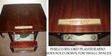 Vintage Philco record player/radio. 