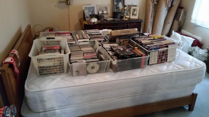 Lots of media - DVD's & VHS