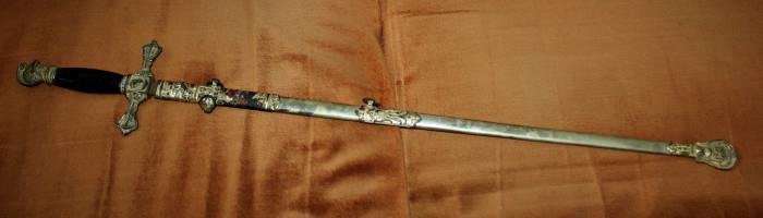 Antique E.A. Armstrong Templar Masonic Sword