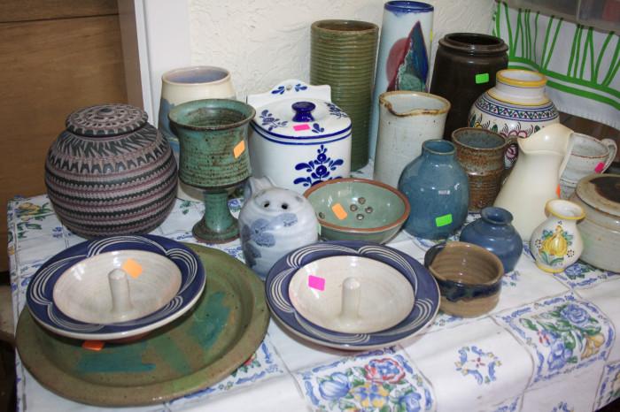 Lots of pottery