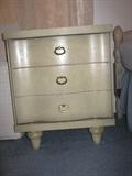 mcm two-drawer night table