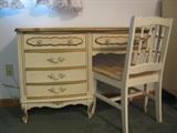 student desk w/chair, part of girl's French Provincial bedroom suite